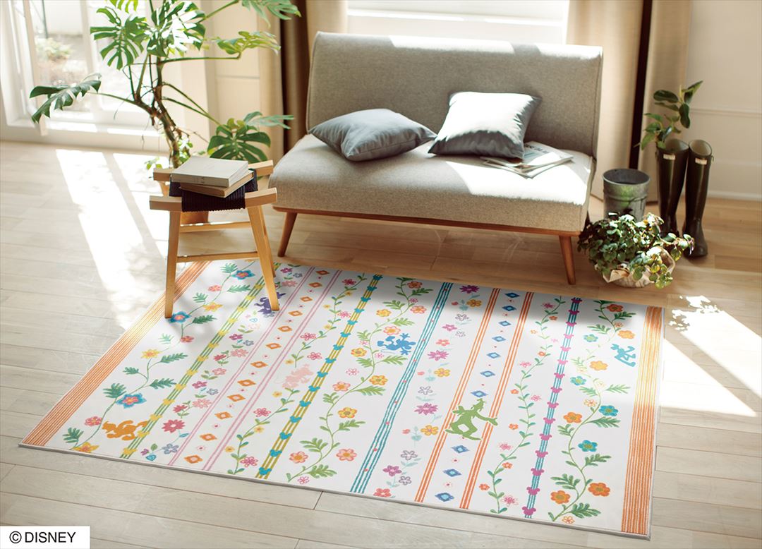 DRM-1061 (MICKEY / Wild grass RUG ミッキー / ワイルドグラスラグ #38 マルチ)