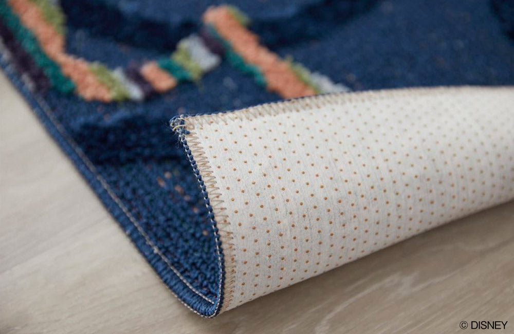 DMM-5094 (MICKEY / Mitsumaru circle KITCHEN MAT ミッキー / ミツマルサークルキッチンマット #39 ネイビー)