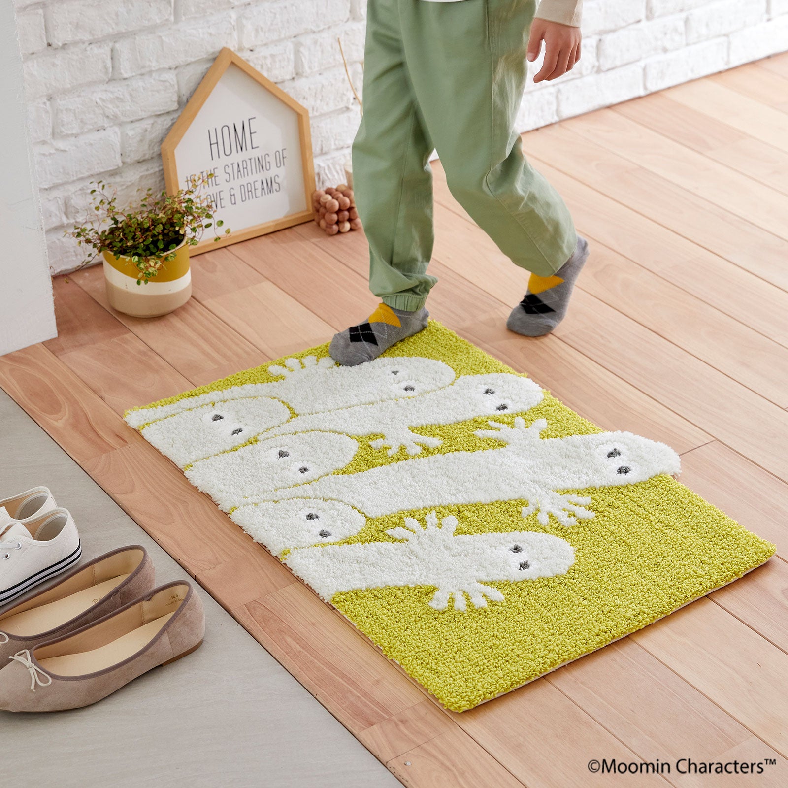 とびでる ニョロニョロ マット / トビデル ニョロニョロ マット (#50 イエローグリーン)