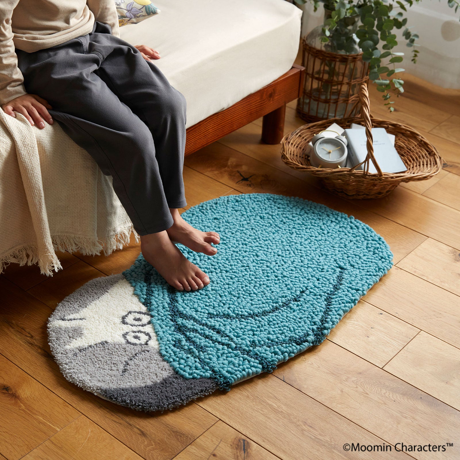 眠れない ムーミン マット / ネムレナイ ムーミン マット (#3 ブルー)