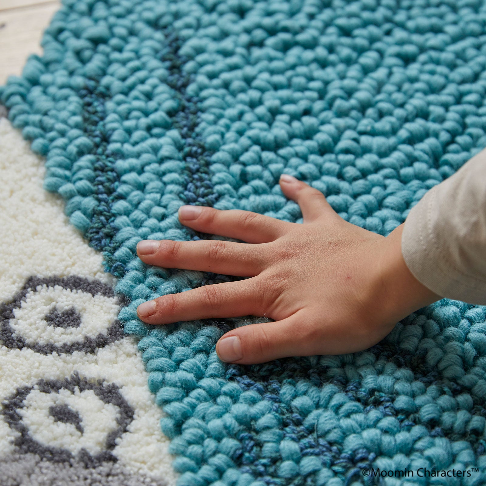 眠れない ムーミン マット / ネムレナイ ムーミン マット (#3 ブルー)