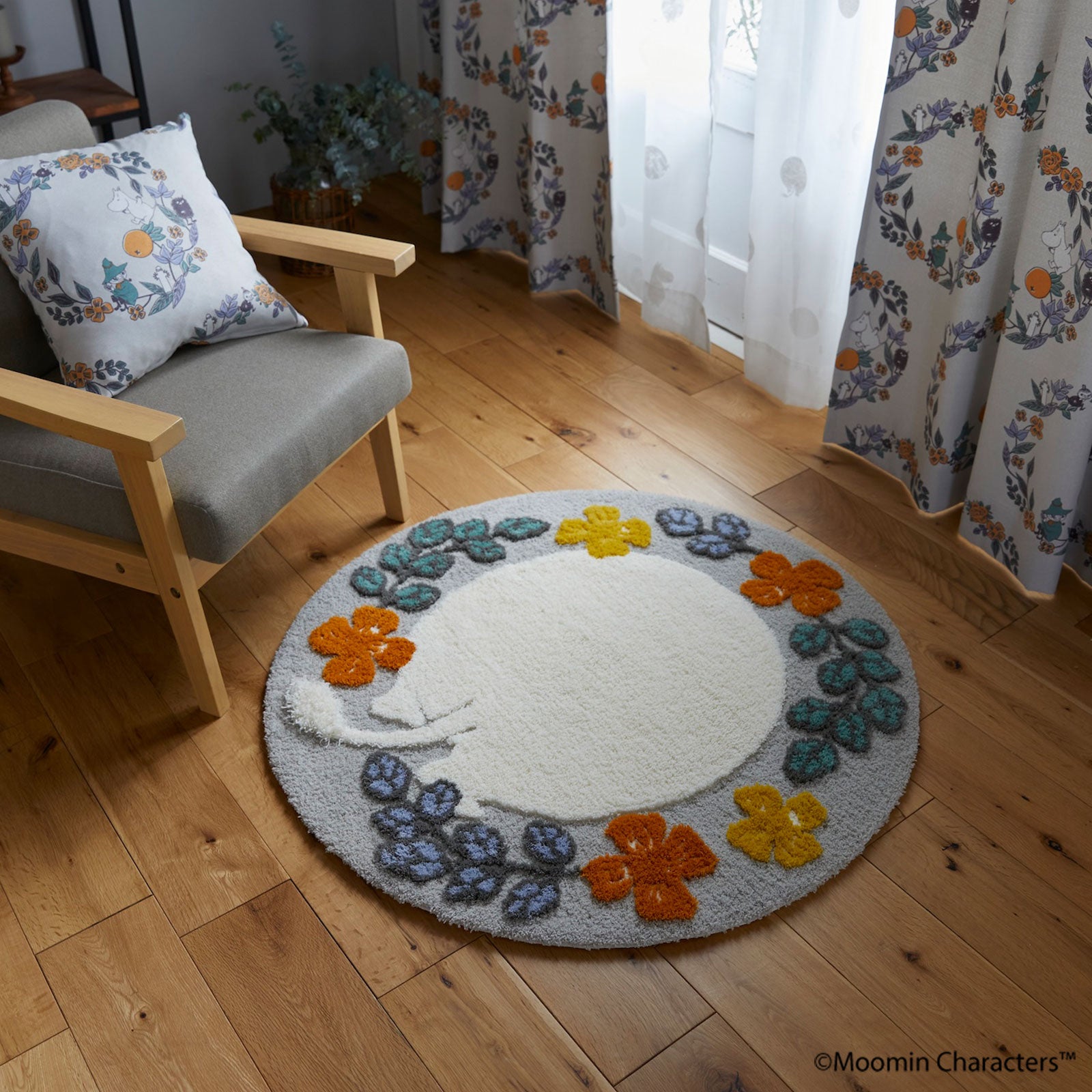 ムーミンのおしり ラグ / ムーミンノオシリ ラグ (#グレー)