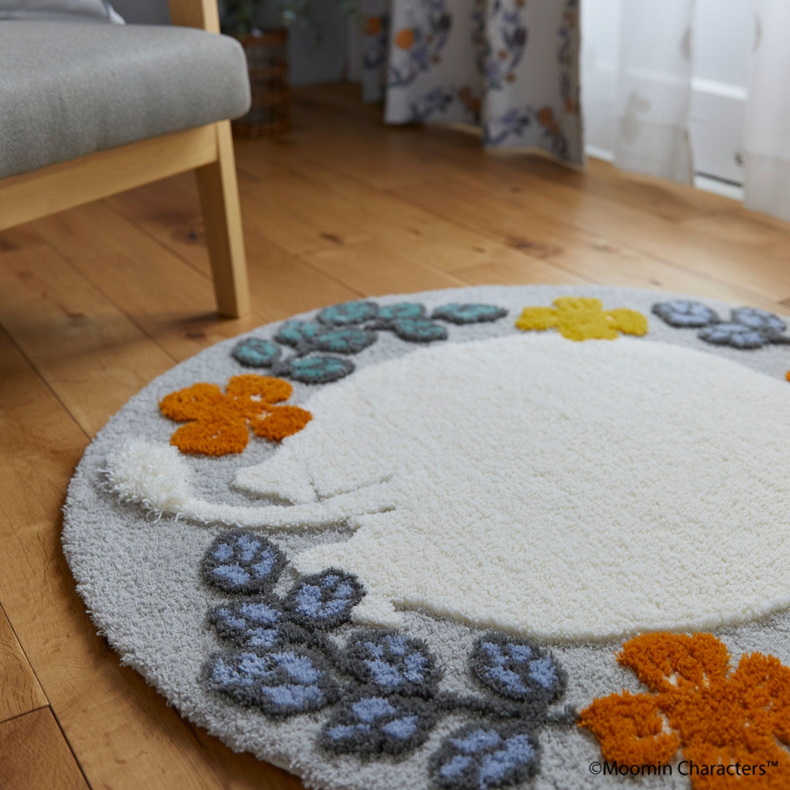 ムーミンのおしり ラグ / ムーミンノオシリ ラグ (#グレー)