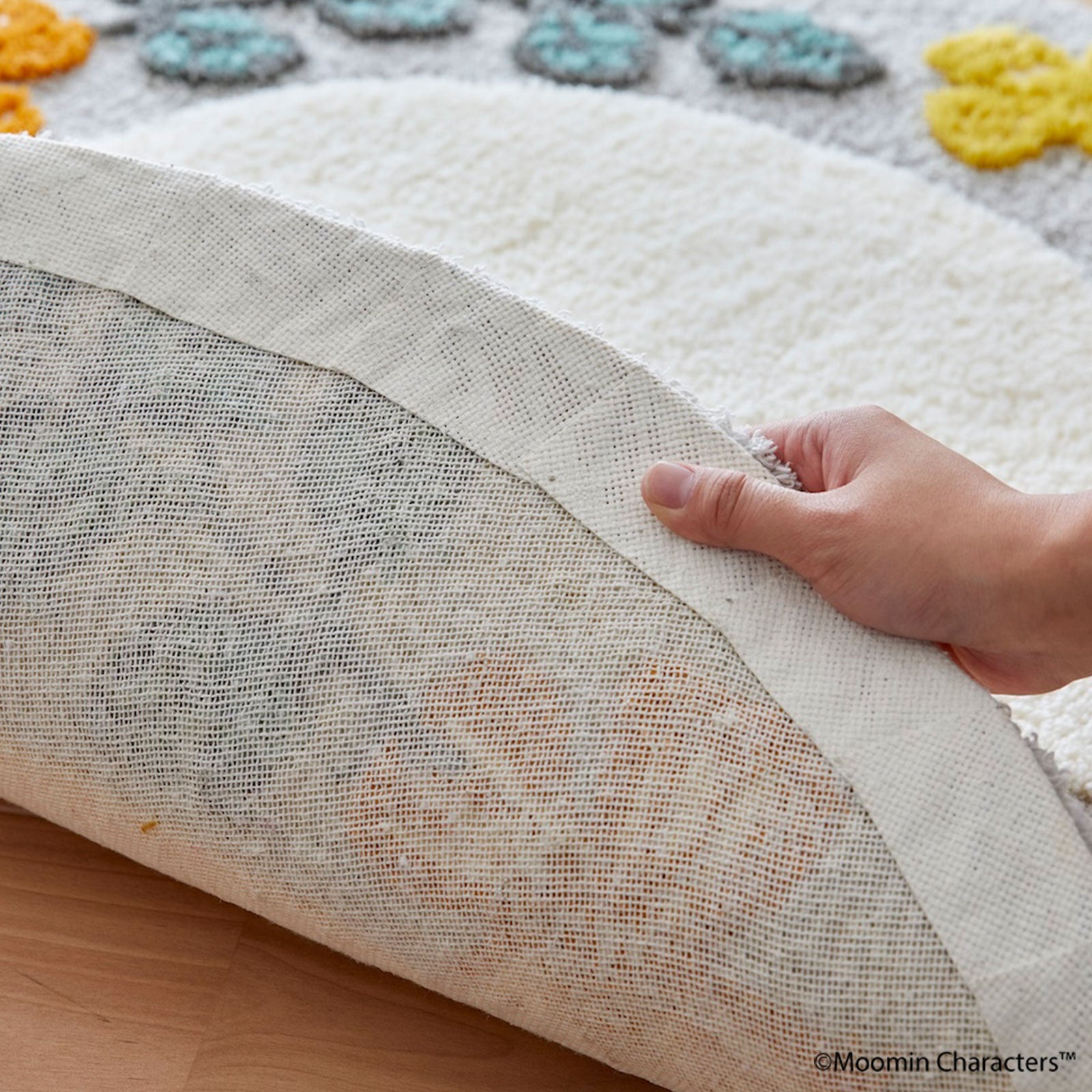 ムーミンのおしり ラグ / ムーミンノオシリ ラグ (#グレー)