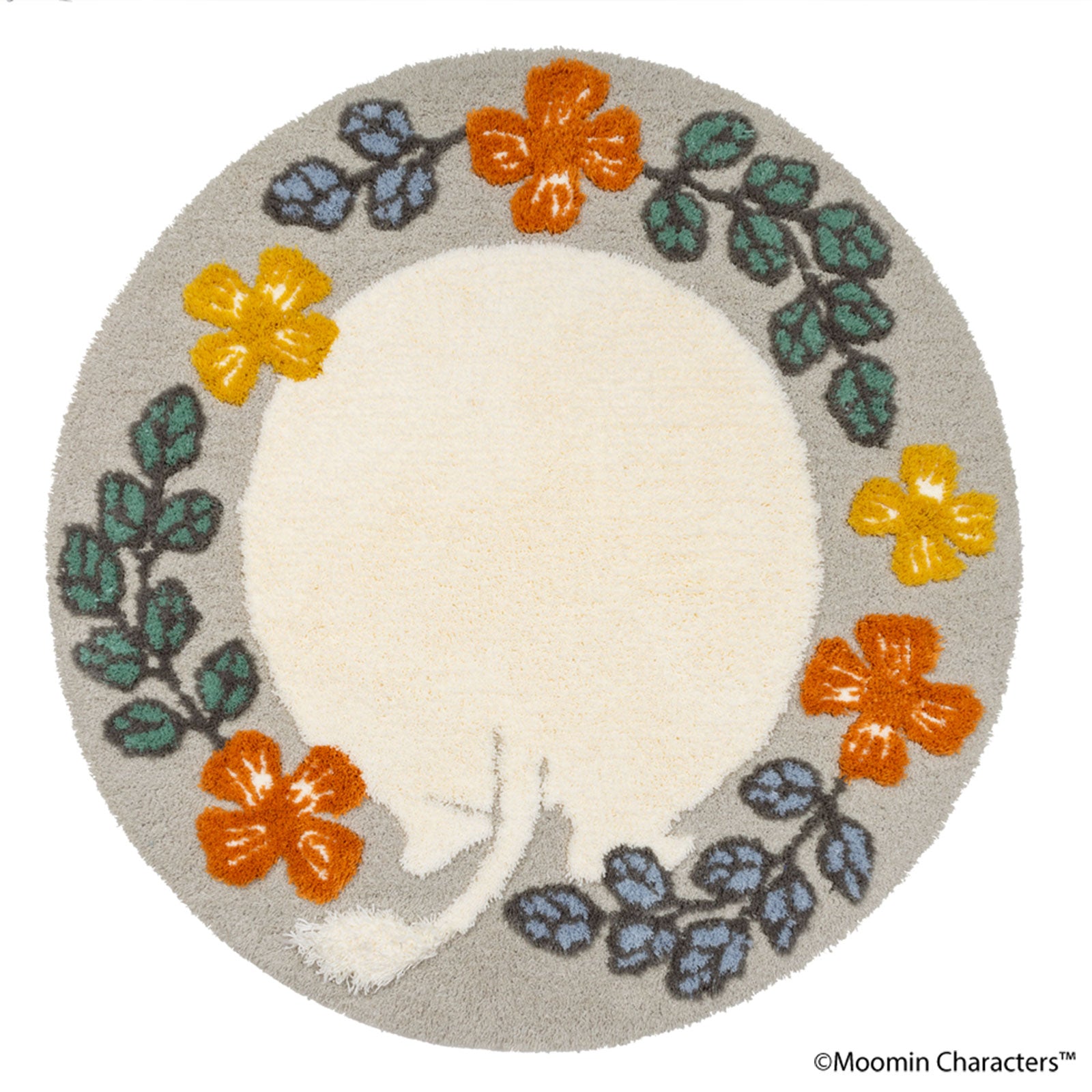 ムーミンのおしり ラグ / ムーミンノオシリ ラグ (#グレー)｜株式会社