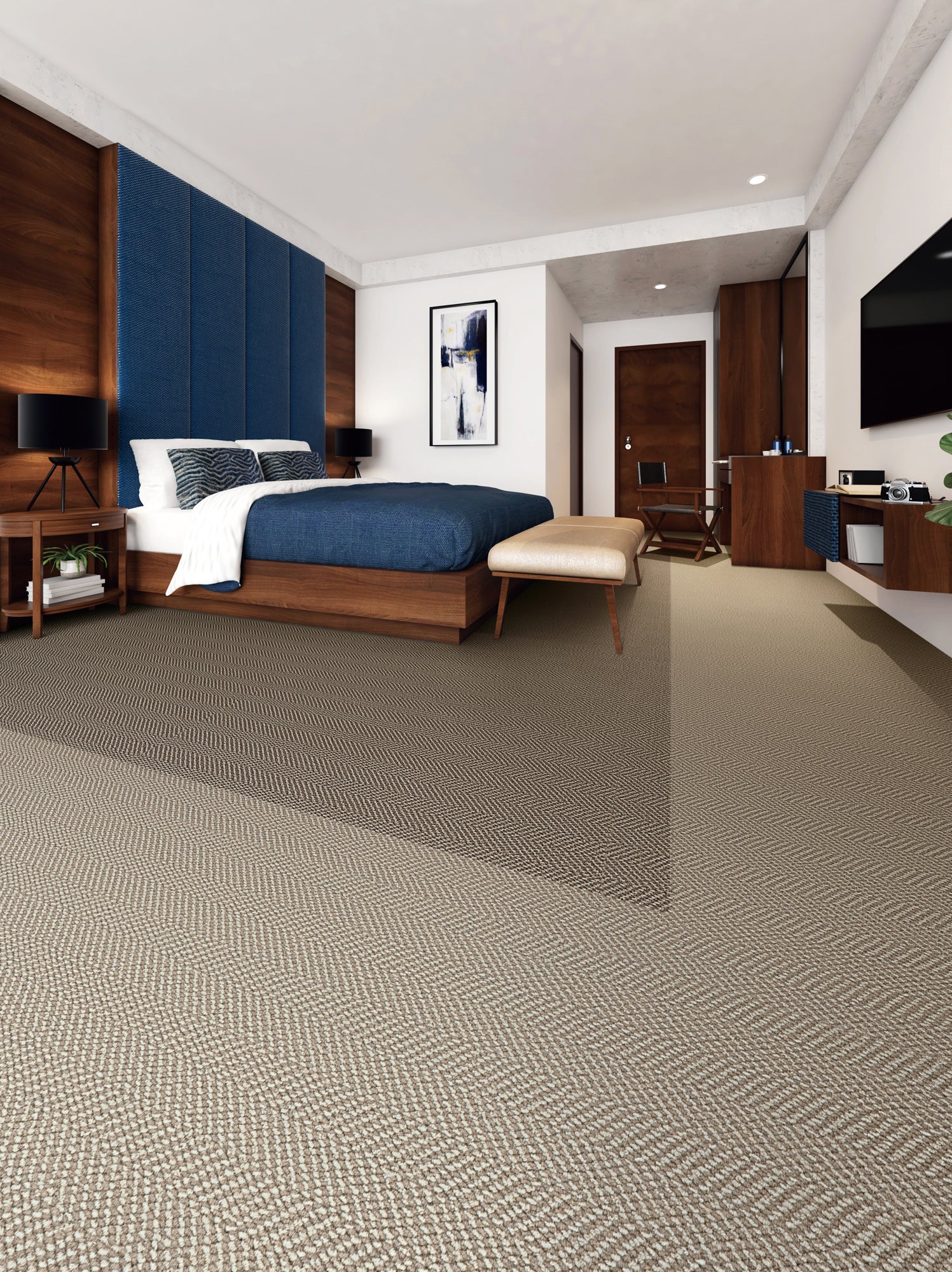 WS-203 (ウールスコット ヘリンボーン WOOL SCOT HERRINGBONE)