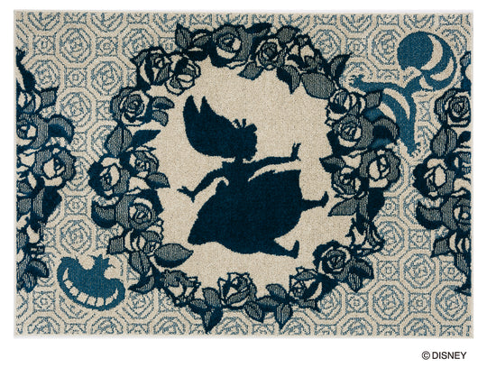 DRA-106C  (ALICE / Rose bouquet RUG アリス / ローズブーケラグ #39 ネイビー)