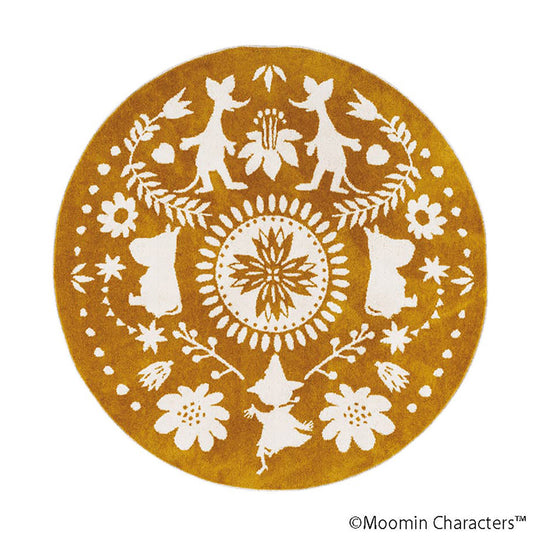 M FOLK LINE RUG / M フォーク ライン ラグ  (#12 イエロー)