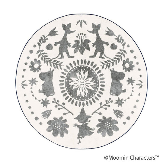 M FOLK LINE RUG / M フォーク ライン ラグ  (#1 アイボリー)