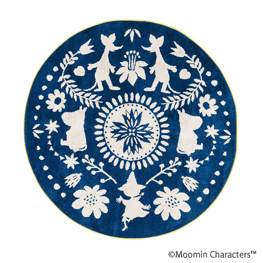 M FOLK LINE RUG / M フォーク ライン ラグ  (#38 ネイビー)