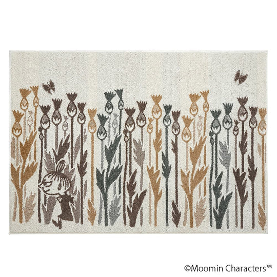 LITTLE MY WILD FLOWER RUG / リトルミイ ワイルドフラワー ラグ  (#2 ベージュ)