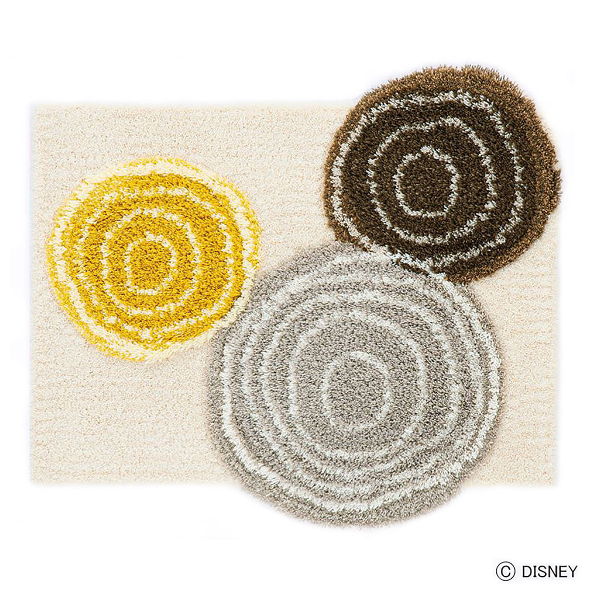 DMM-4025 (MICKEY / Ring MAT ミッキー / リングマット #2 ベージュ